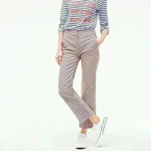 NWOT J. Crew Kick Crop Pants, Size 2 | Hayden Kick Crop Pants in Plaid